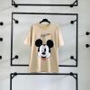 tee-mickey-mouse-100-cotton-unisex-tay-lo-from-rong - ảnh nhỏ 2