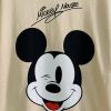 tee-mickey-mouse-100-cotton-unisex-tay-lo-from-rong - ảnh nhỏ 4